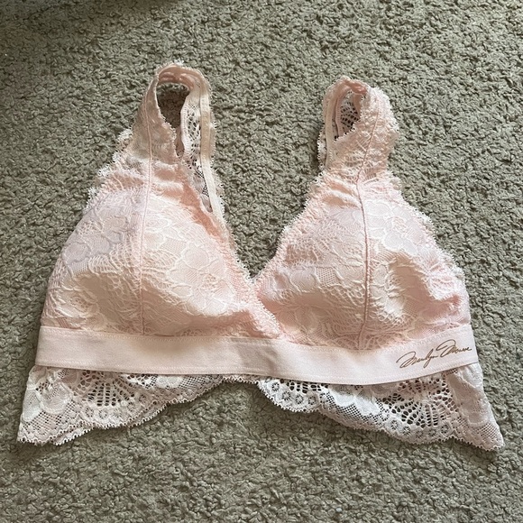 Pink Lace Bralette - Picture 1 of 7